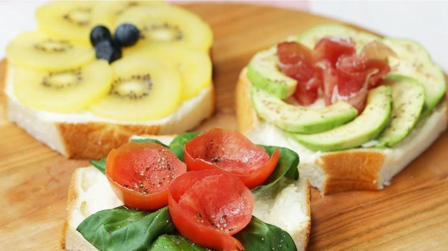 3 cách trang trí sandwich vừa đẹp vừa ngon